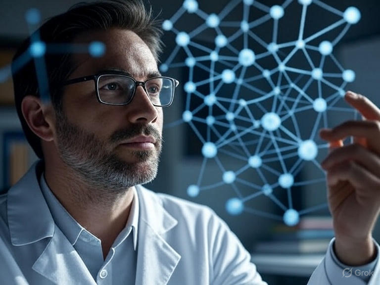 AI and machine learning brain graphic